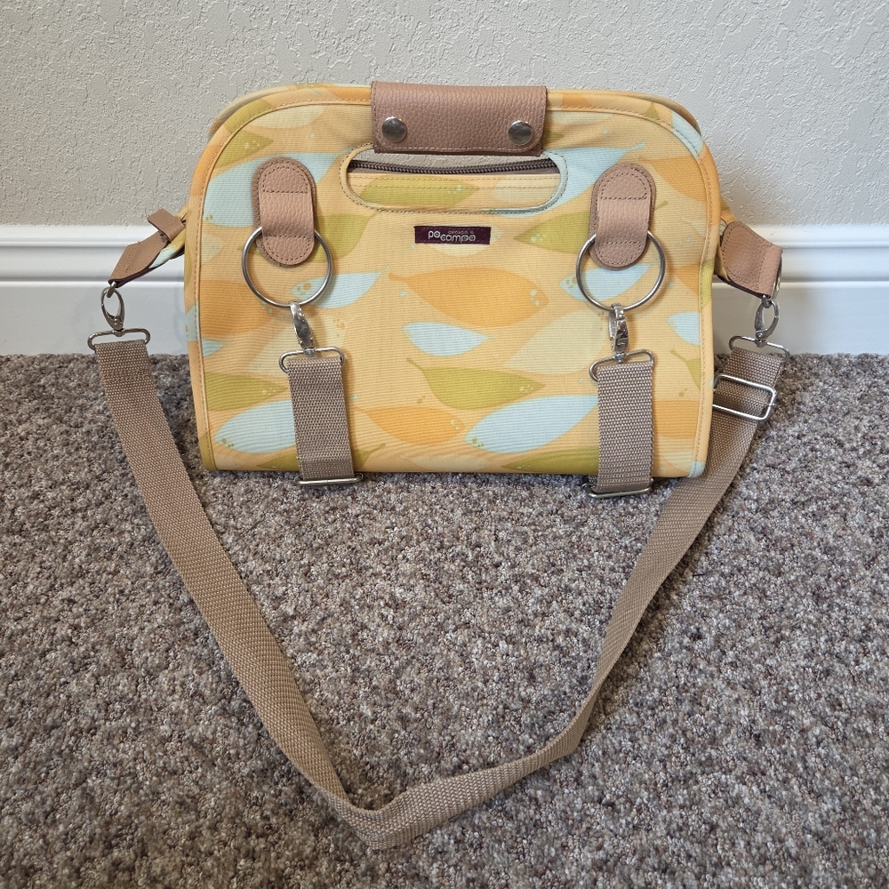 Paparino Yellow and Tan Baby Bag